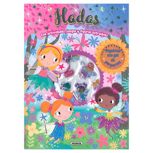 Libro con actividades Hadas +4 años 