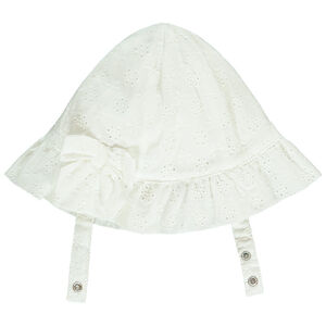 Pelele de brodería inglesa con lazo decorativo para bebé niña 