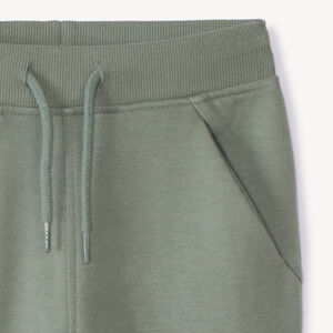 Pantalón jogging liso de felpa para bebé niño 