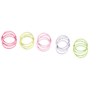 Lote de 20 elásticos pastel para niña  Main Lote de 20 elásticos pastel para niña