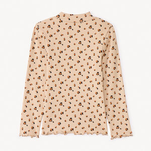 Camiseta de tirantes de leopardo niña 