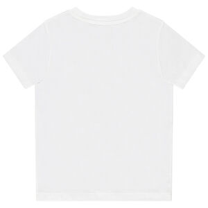 Camiseta de manga corta con bordado realista para niño 
