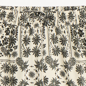Pantalón amplio fluido con estampado fantasía niña 