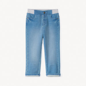 Pantalón recto con cintura elástica para bebé niño 