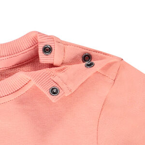 Conjunto de 2 piezas de felpa con estampado de mono para bebé niño 