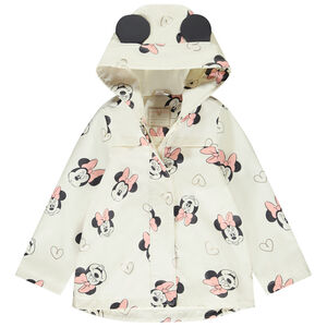 Parka de goma lúdica con estampado de Minnie Disney para niña 