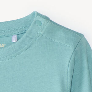 Playera de manga larga para bebé niño con estampado divertido 