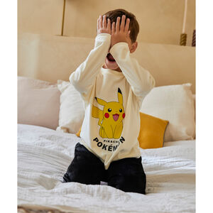 Pijama de 2 piezas de polar para niño con estampado de Pokémon. 