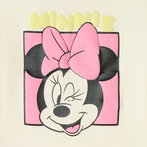 Camiseta de manga larga con estampado de Minnie Disney niña. 
