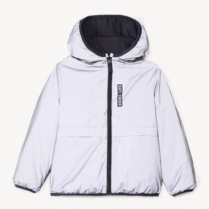 Cortavientos reversible reflectante para niño 