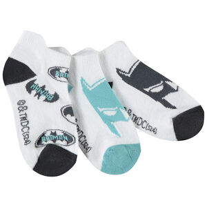 Pack de 3 pares de calcetines cortos Batman Warner niño 