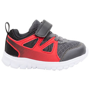 Deportivas de malla bicolor con cordones y velcro 