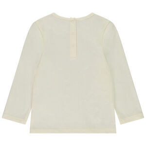 Camiseta de manga larga con estampado fantasía para bebé niña 