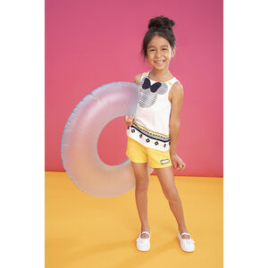 Conjunto túnica+ pantalón corto estampado Minnie  