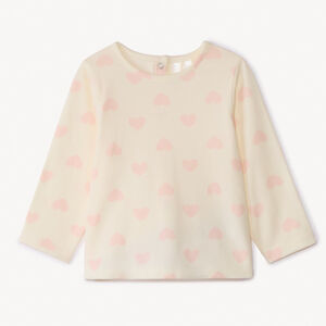 Conjunto 2 piezas con peto bordado para bebé niña 