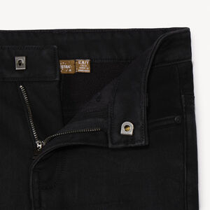 Pantalón efecto denim con forro micropolar liso para niño 