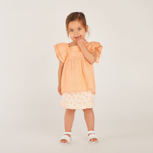 Túnica con volantes para bebé niña 