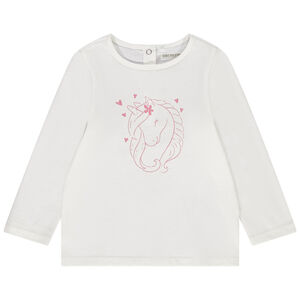 Camiseta de manga larga de jersey para bebé niña 