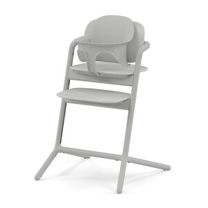 Chaise-haute évolutive Lemo 4 en 1 suede grey 