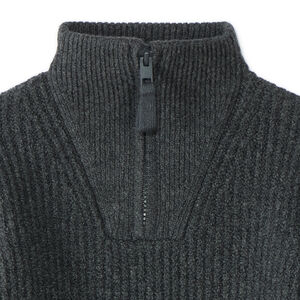 Sudadera con cremallera y cuello de camionero para niño 
