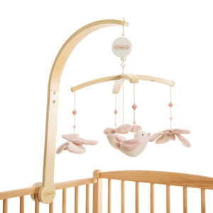 Móvil musical Promenade Bucolique rosa 