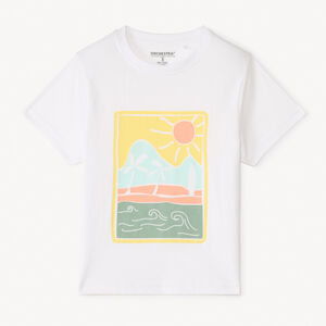 Camiseta de manga corta de jersey con estampado para niño 