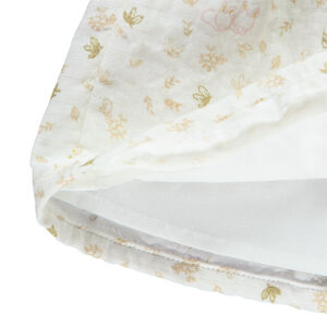 Conjunto de 2 piezas vestido efecto 2 en 1 Conejo + diadema para niña 