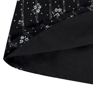 Falda patinadora con cintura fruncida para niña 