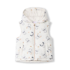 Doudoune sans manches à capuche Stitch Disney pour fille  Main Doudoune sans manches à capuche Stitch Disney pour fille