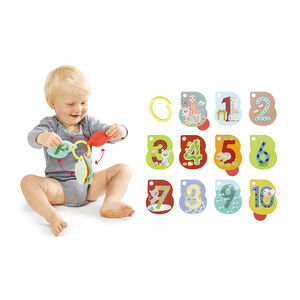 Libro de actividades Numero’Golo Sophie la Girafe con tarjetas para bebé desde 6 meses 