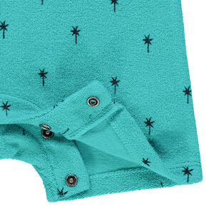 Mono corto toalla estampado palmeras 
