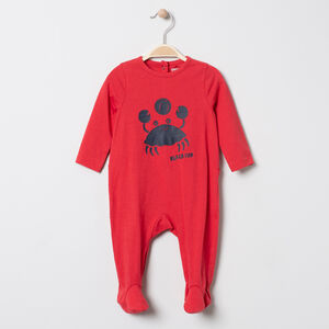 Pelele jersey estampado cangrejo  