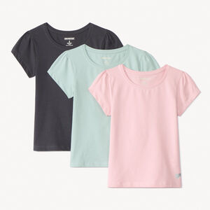 Lote de 3 camisetas de manga corta para niña 