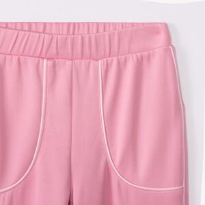 Conjunto de chándal liso de punto niña 