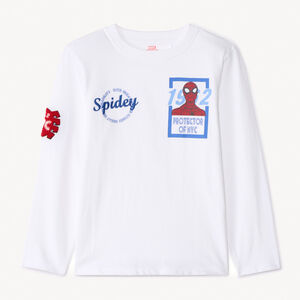 T-shirt manches longues uni Spider-Man Marvel pour garçon   Main T-shirt manches longues uni Spider-Man Marvel pour garçon