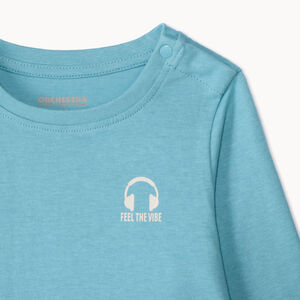 Lote de 3 camisetas de manga larga estampadas para bebé niño 
