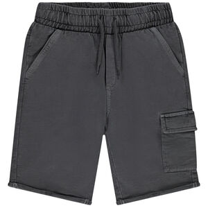 Bermudas de felpa efecto lavado para niño 