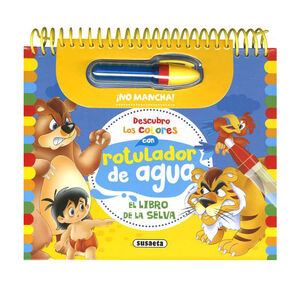 Libro con rotulador de agua El libro de la selva +4años 