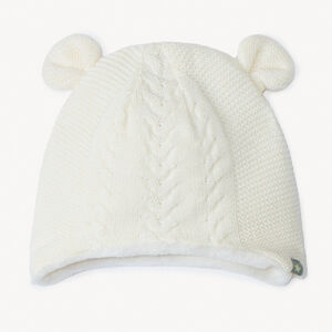 Bonnet ludique en tricot doublé sherpa pour bébé  Main Bonnet ludique en tricot doublé sherpa pour bébé