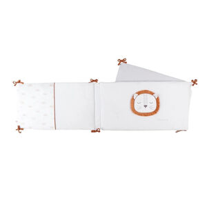 Tour de lit en veloudoux gris - Babou 