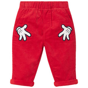 Pantalón de terciopelo con detalles de Mickey Disney 
