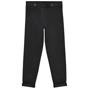 Leggings de punto milano con detalles decorativos para niña  Main Leggings de punto milano con detalles decorativos para niña