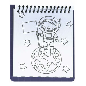 Libro para colorear El espacio +5 años 