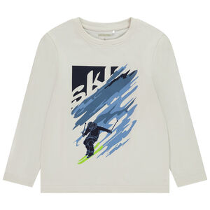 Camiseta de manga larga print fantasía para niño 