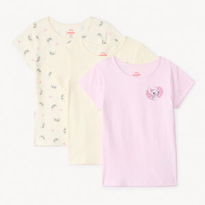 Conjunto de 3 bodies de manga corta de Stitch de Disney para niña 
