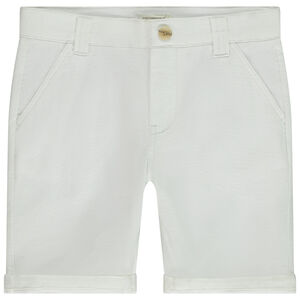 Bermudas lisas de tela para niño 