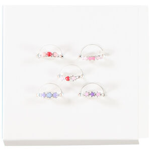 Lote de 5 anillos de fantasía para niña  Main Lote de 5 anillos de fantasía para niña