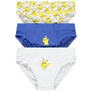 Lote de 3 calzoncillos Pikachu Pokémon para niño  Main Lote de 3 calzoncillos Pikachu Pokémon para niño