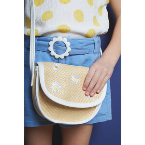 Bolso bandolera flores 