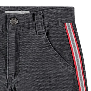 Pantalon corto surteint en maille y bandas 